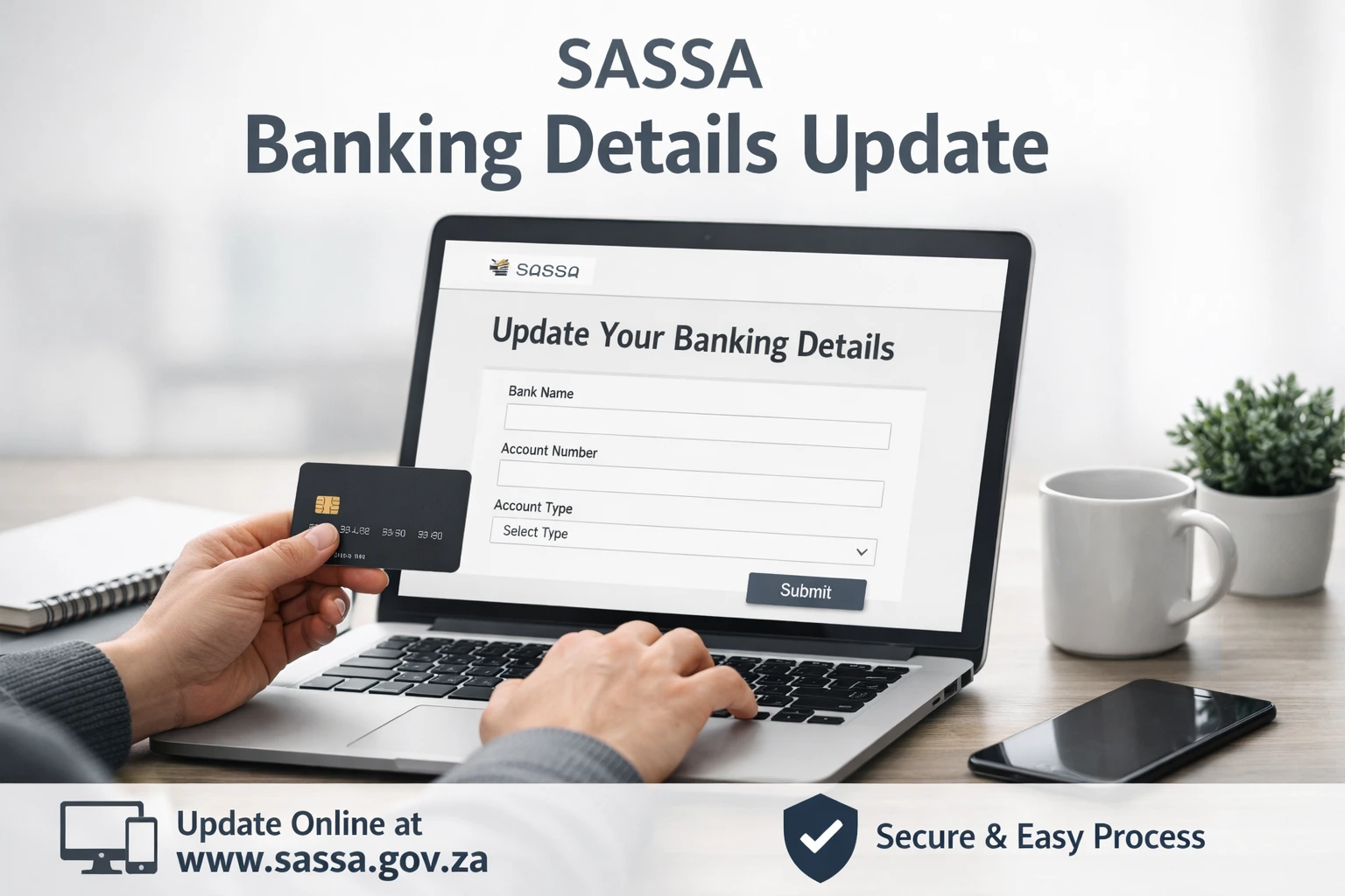 SASSA Banking Details Update